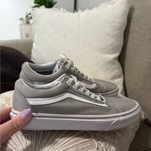 Vans Old Skool Skate Shoe grey/white